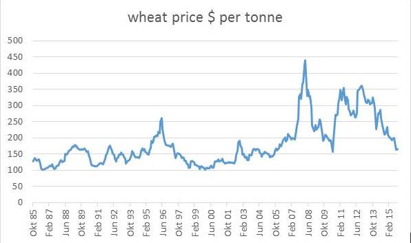 Wheat Futures Chart